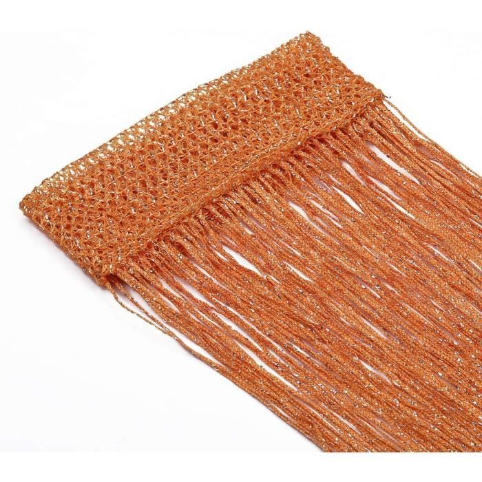 Corde Rideaux Paillette Frange Panneau Fly Écran Pièce Diviseur Gland