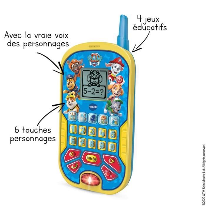 Tablette éducative VTECH Pat'Patrouille Le Film - Mon ordi 2 en 1 avec  alarme et horloge - Cdiscount Jeux - Jouets