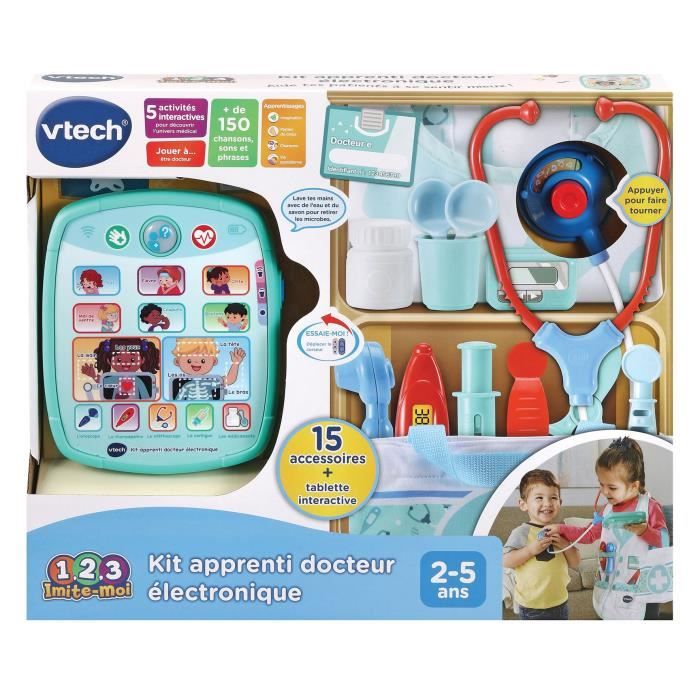 VTECH 1 2 3 Imite Moi Kit Apprenti Docteur Electronique Jouet d Imitation Enfant Cdiscount Jeux Jouets