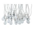 Guirlande lumineuse guinguette RUBEN - PVC - 20 ampoules - blanc - 14,5m de longueur-3