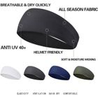 Lot De 5 Bandeaux De Sport Larges Pour Hommes - Respirant - Course, Fitness, Vélo