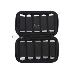 Lot De 10 Boîtes Métalliques Avec Fenêtre Pour Clés USB - Étui De Rangement Petit Objet - Organisation Bureau, Maison