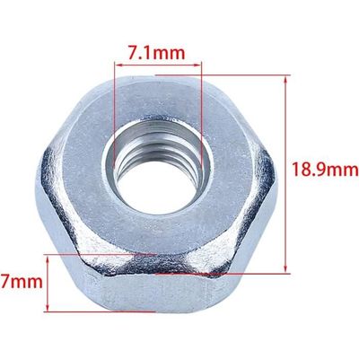 EMagTech Lot 10 Écrous De Guide-Chaîne Pour Tronçonneuse STIHL - Réf 0000 955 0804/0801