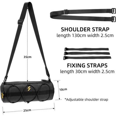 Sacoche De Guidon De Vélo 5L – Imperméable – Nylon Noir – 22x17x14 Cm – NEUVE