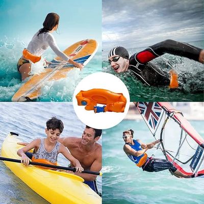 Ceintures de Natation Gonflable Aide Formation de Natation Portable Piscine Ceinture de Nage Flottabilite Exercice orange L 1 pcs