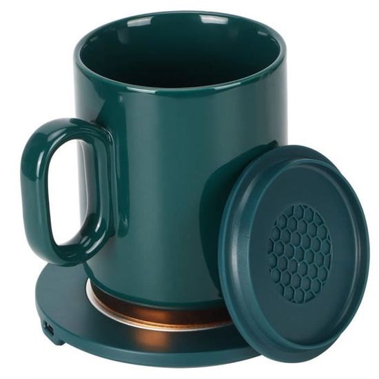 Réchauffeur de tasse de café USB numérique 55 ℃ tapis chauffant thermostatique de lait pour la maison de bureau