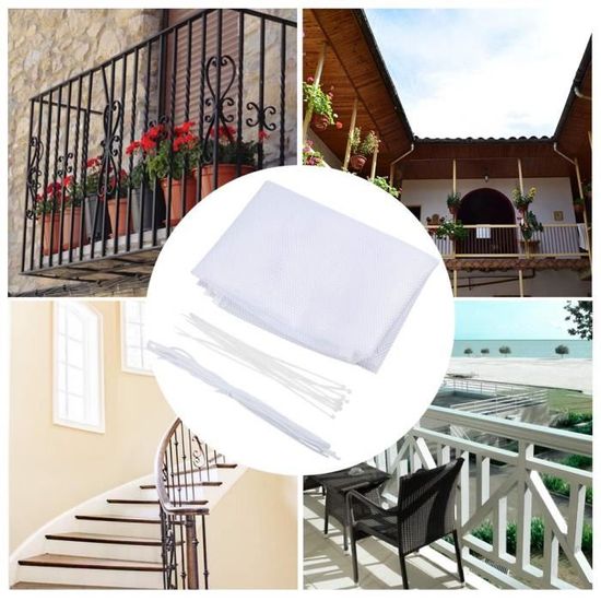 0x74cm Filet De Securite Pour Enfant Anti Chute Garde Corps Coffre Fort De Protection Maille Pour Rampe D Escalier Balcon Barriere Cdiscount Puericulture Eveil Bebe