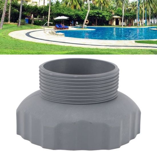 Adaptateur Tuyau Piscine Hors Sol – Valve à Piston 2 En 1 – Contrôle Débit D’eau – Compatible Tuyaux 1,25/1,5 Pouces