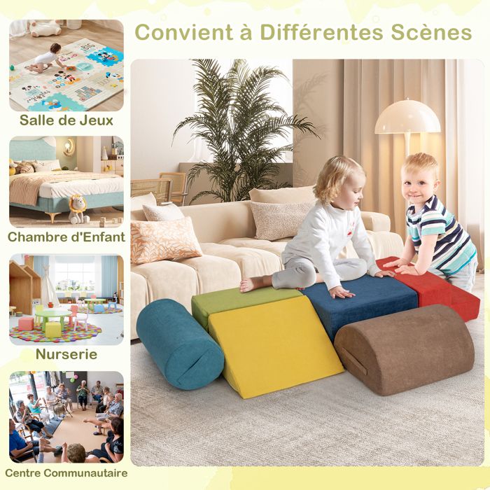 Blocs de construction en mousse Softplay pour enfants - Lot