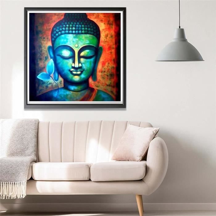 Diamond Painting Kit Complet, Bouddha Religieux Diamant