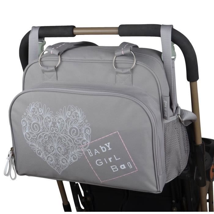 BABY ON BOARD Sac à couches + accessoires nomades Simply Girl