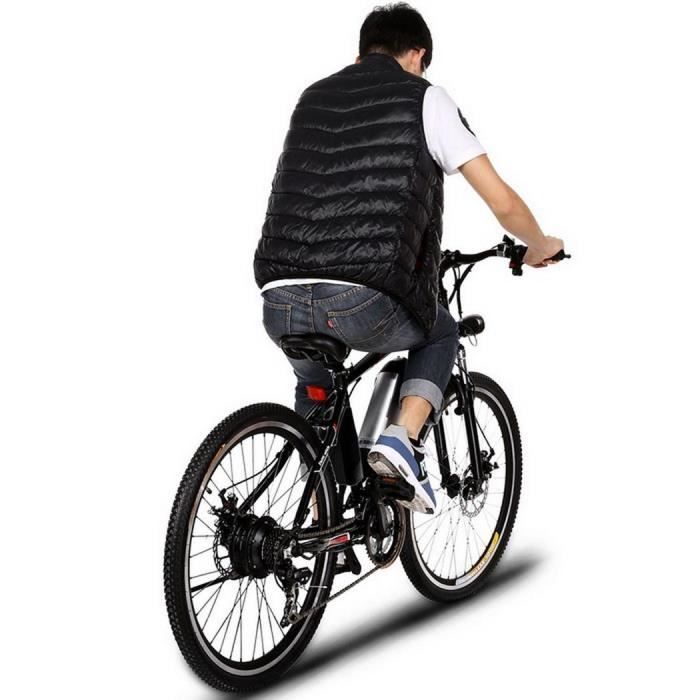 VTT Vélo électriques de montagne 26 - velo homme en alliage d'aluminium -  Noir - Cdiscount Sport