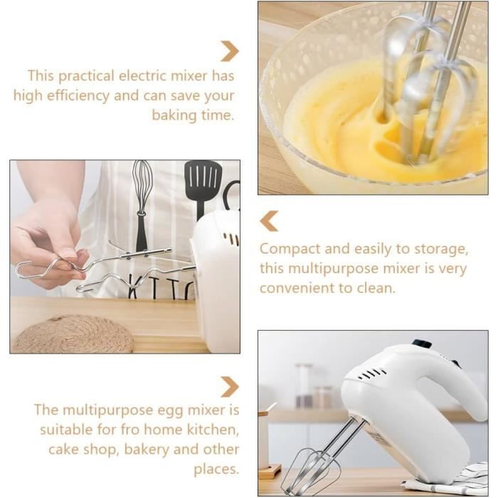 Mousseur À Lait Electric Milk Frother Handheld Egg Beater Foam