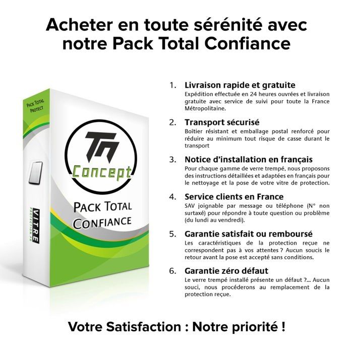 Protection écran Verre Trempé Teinté Pour Xiaomi Redmi Note 11 Pro Plus 5G - TM Concept - Neuf