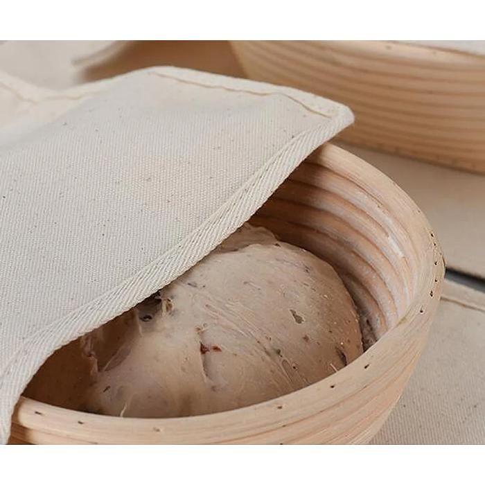 Toiles De Boulanger En Lin - Lot De 3 Tailles (9/10/13 Pouces) - Pour Fermentation Du Pain, Banneton, Strudel