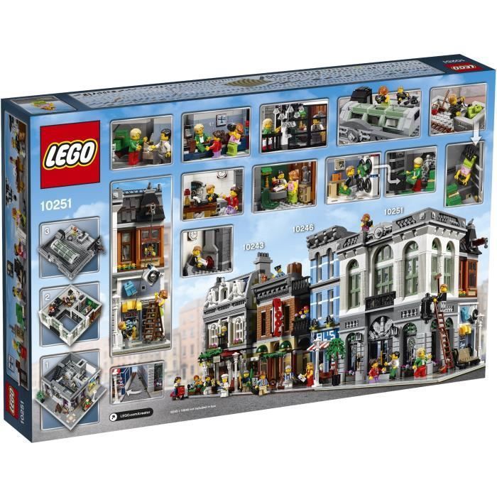LEGO® CREATOR 10251 - La Banque De Briques - 2380 pièces - Adulte