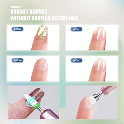 Lot 13 Embouts Ponceuse à Ongles 3/32 – Professionnels – Depvko – Arc-en-Ciel