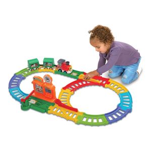 VTech® Bluey - Parcours city toboggan, deux voitures et accessoires en prime - Exclusive de - Version francaise, 1.5+ Ans