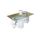 Table basse avec tabouret