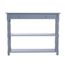 Table console entrée style drapier néo-rétro 2 tiroirs 2 étagères bois blanc Table console entrée style drapier néo-rétro 2 tiroirs 2 étagères bois blanc