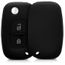 kwmobile Accessoire cl/é de Voiture pour Saab Coque pour Clef de Voiture Saab 3-Bouton en Silicone Noir /Étui de Protection Souple