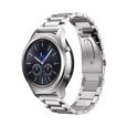 Acier inoxydable Métal Bracelet de montre 22mm Bracelet de montre pour Huawei Watch GT 2 46mm, ARGENT-0