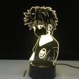 Anime Hunter X 3D Lampe Killua Zoldyck Figure Veilleuse Changement De Couleur Usb Batterie Enfant Led Night Light Cadeau De-0