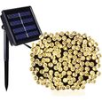 Guirlande lumineuse solaire Yogy Solar - LUMI JARDIN - 200 LED - 1700 cm - Blanc chaud-0