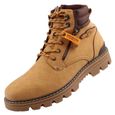 Bottines Homme Jaune - Dockers by Gerli 53HX003-630910 - Lacets - Synthétique - Moyenne-0