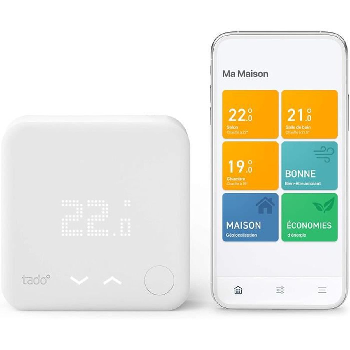 Tado Thermostat Connecté et Intelligent filaire Kit de Démarrage V3
