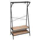 5five - penderie 2 étagères "jano" noir