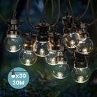 SKYLANTERN Guirlande Guinguette 30m Transparent