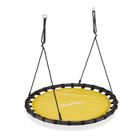 Relaxdays Balançoire nid d'oiseau rond 120 cm à suspendre enfant adulte jardin extérieur 100 kg