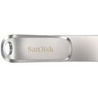 Clé USB - SanDisk - Ultra Luxe - 256 Go - USB Type-C et Type-A - Vitesse de lecture 150 Mo/s