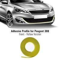 Profil Adhésif Antérieur pour Peugeot 308 Voiture, Jaune