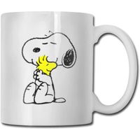 Tasse à café en céramique Snoopy - Blanc - Adulte