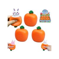 2023 Pâques Pop Up Carrot Bunny, Jouets à Presser pour soulager Le Stress, Cadeau de Pâques drôle, Poupée à Presser Carrot Toy,