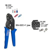 SN-02C 1jaw - Kit de pinces à sertir auto réglables, pince à main, fil électrique, politiquement, ensemble'ou