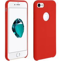 Coque iPhone 7 / 8 Protection Souple Soft Touch Anti-rayures Rouge