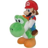 Peluche Super Mario Bros. - BANPRESTO - Mario & Yoshi - 20 Cm - Enfant - Mixte - 3 ans