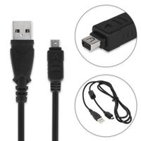 subtel Câble USB données pour Olympus Om-D E-M10 E-M1 E-M5 Mark II Pen-F Pen E-PL7 E-PL1 E-420 E-410 E-520 ..