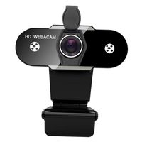 Caméra Web à Mise Au Point Automatique HD Webcam Avec Microphone Pour Ordinateur De Bureau PC 1080P avec couverture