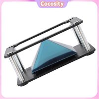 Universal 3D Holographic Projector Mini Pyramid 3D Animation Display Type Indoor