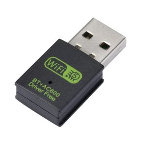 CLE WIFI - 3G 600Mbps-Adaptateur USB Wifi Bluetooth 600, 5.0 Mbps, dongle pour touristes, bande 2.4G-5GHz, 150Mbps, réseau