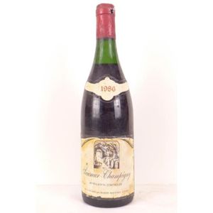 VIN ROUGE saumur-champigny bouchet  rouge 1986 - loire - anj