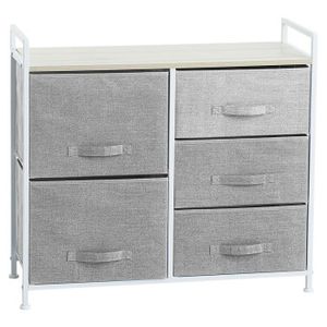 Poitrine De 9 Tiroirs Shabby chic effet vieilli pin commode armoire de rangement table de nuit
