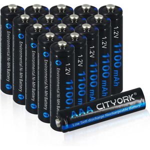 Lot de 4 1.2V Slabo Ni-MH Piles Micro AAA rechargeables 1000mAh 