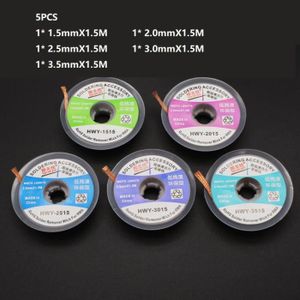5PCS//LOT 1.5M Fil à Dessouder 1.5mm 3.5mm Tresses BGA Outil de Reparation