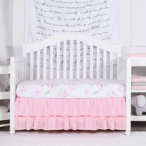 Jupe de lit pour lit bébé 60 x 120 cm 