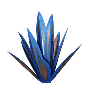 FLEUR ARTIFICIELLE SL-AB-T-bleu foncé - 13,9 pouces 35 cm - Grande Sc